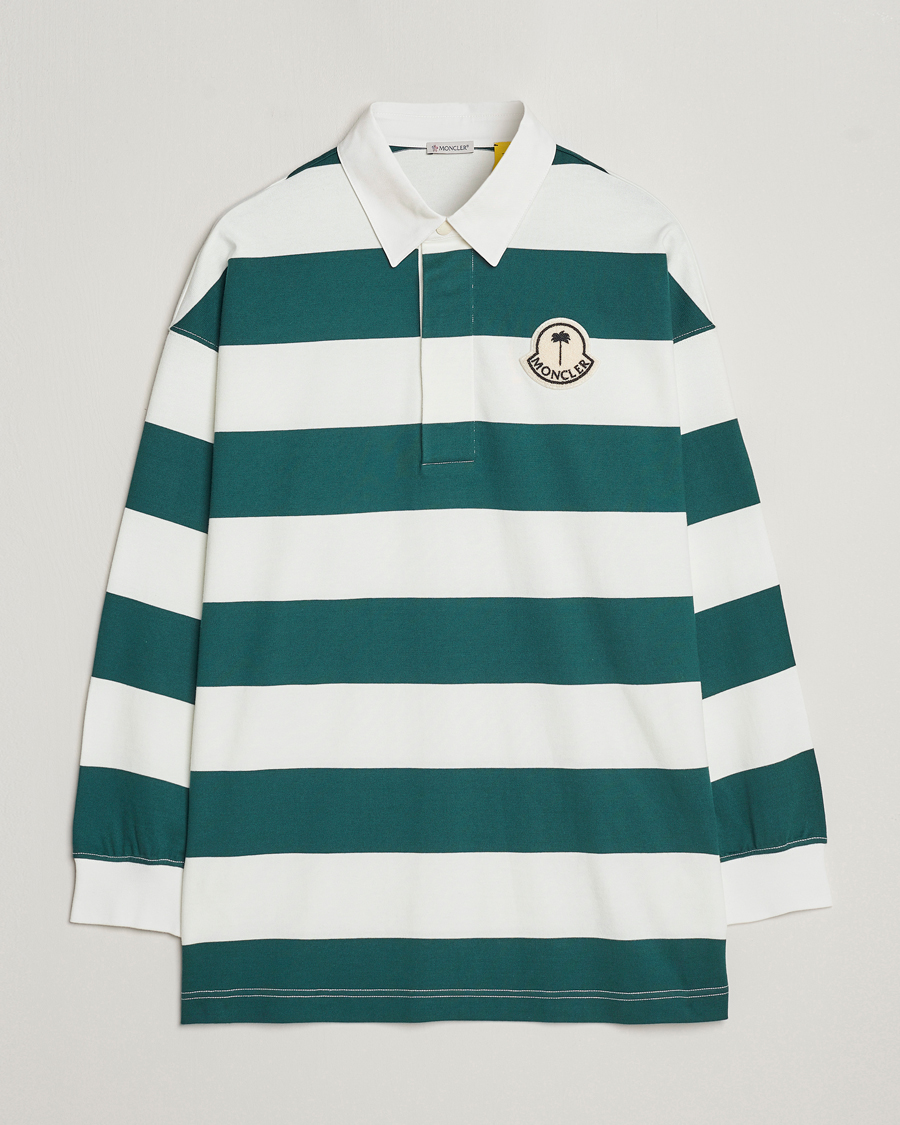 Uomini | Maglieria | Moncler Genius | Long Sleeve Rugby White/Green