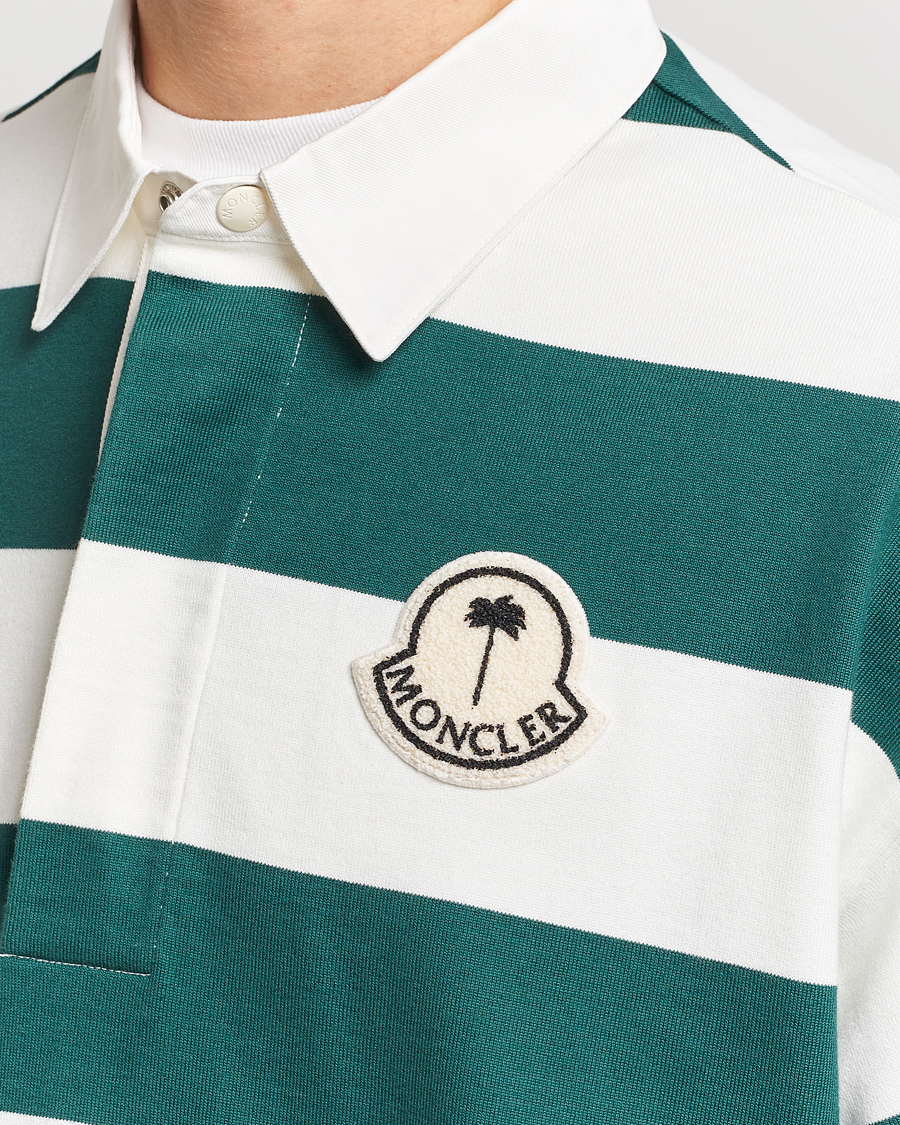 Uomini | Maglieria | Moncler Genius | Long Sleeve Rugby White/Green