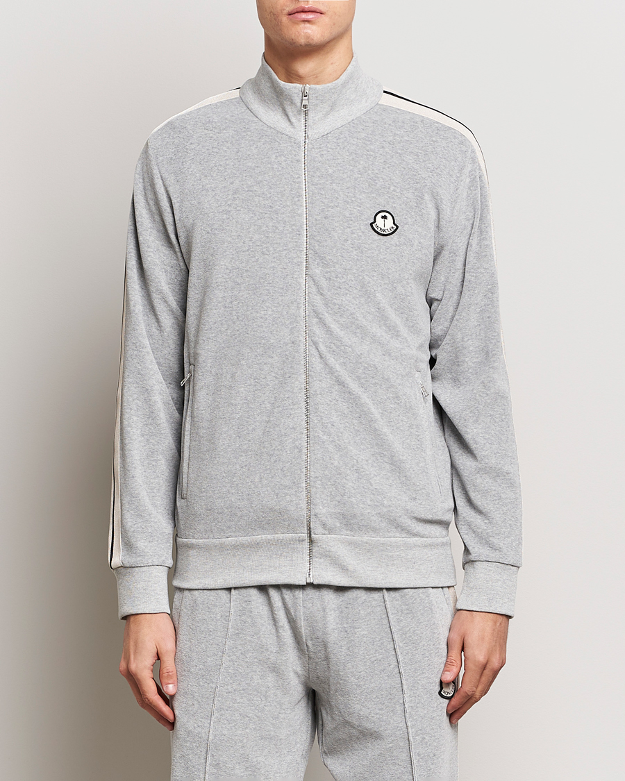 Uomini | Maglieria | Moncler Genius | Zip Up Cardigan Light Grey