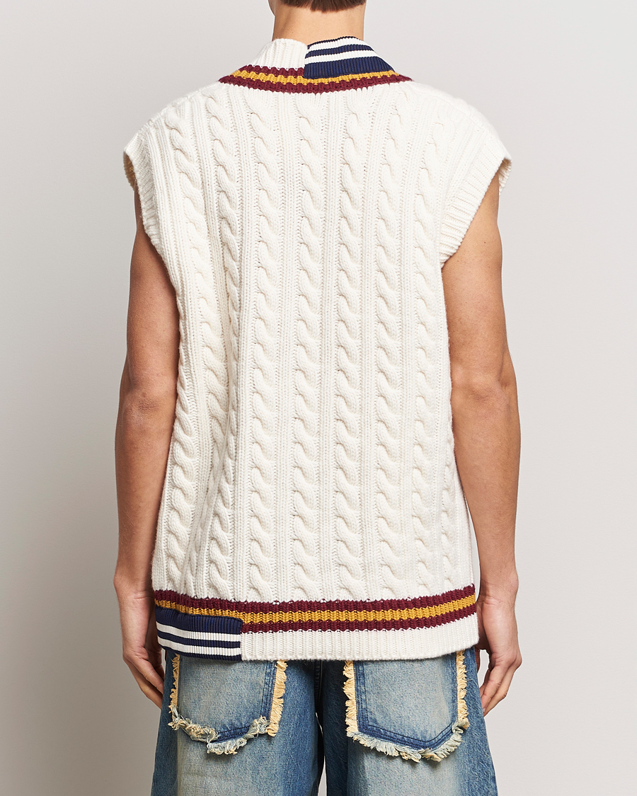 Uomini | Maglieria | Moncler Genius | Patchwork Crickett Vest Off White