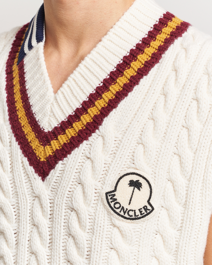 Uomini | Maglieria | Moncler Genius | Patchwork Crickett Vest Off White