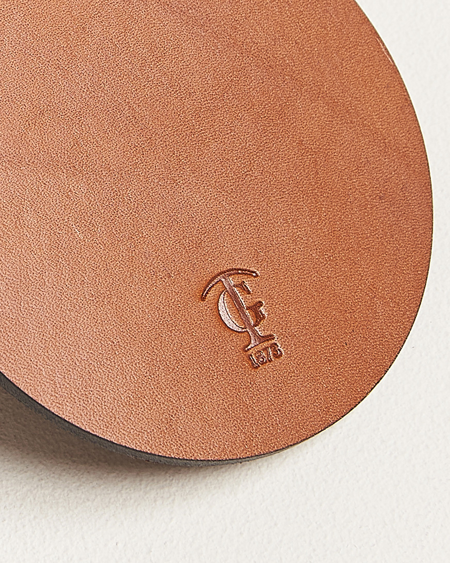 Uomini | Casa | Tärnsjö Garveri | Leather Coaster Set 006 Light Brown
