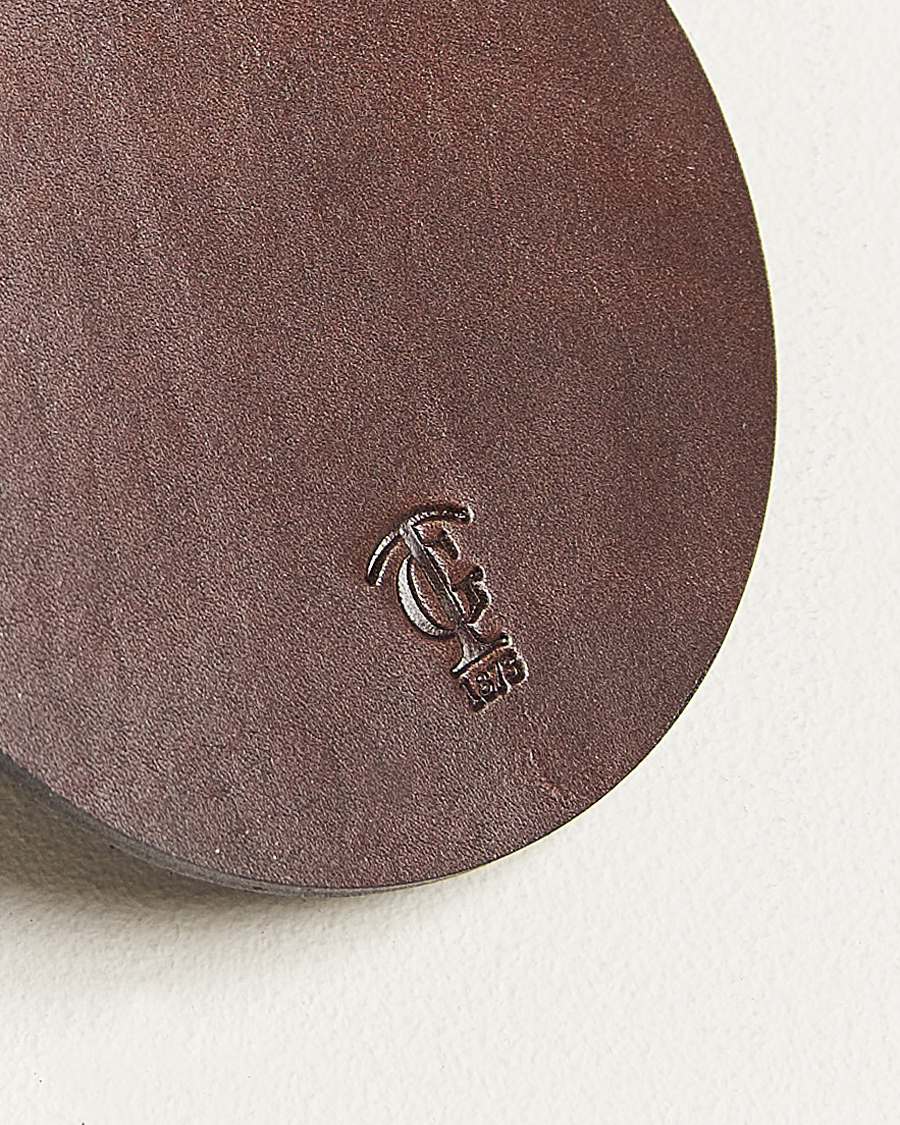 Uomini | Casa | Tärnsjö Garveri | Leather Coaster Set 006 Dark Brown