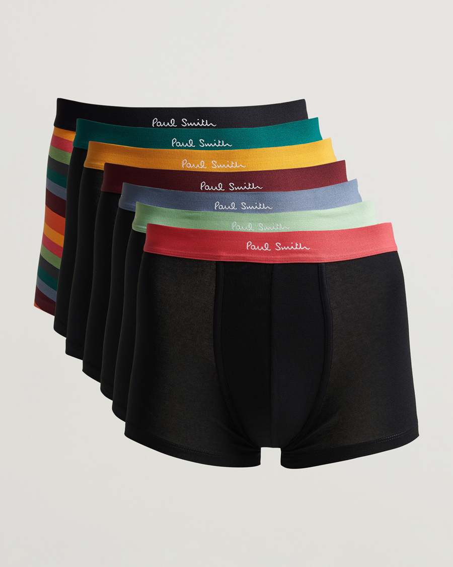 Uomini | Biancheria intima | Paul Smith | 7-Pack Trunk Black