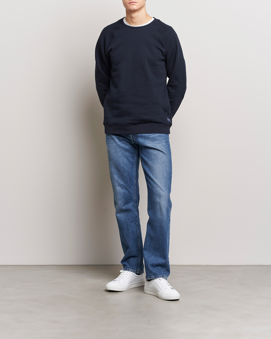 Uomini | Maglieria | Paul Smith | Artist Rib Crew Neck Sweatshirt Navy