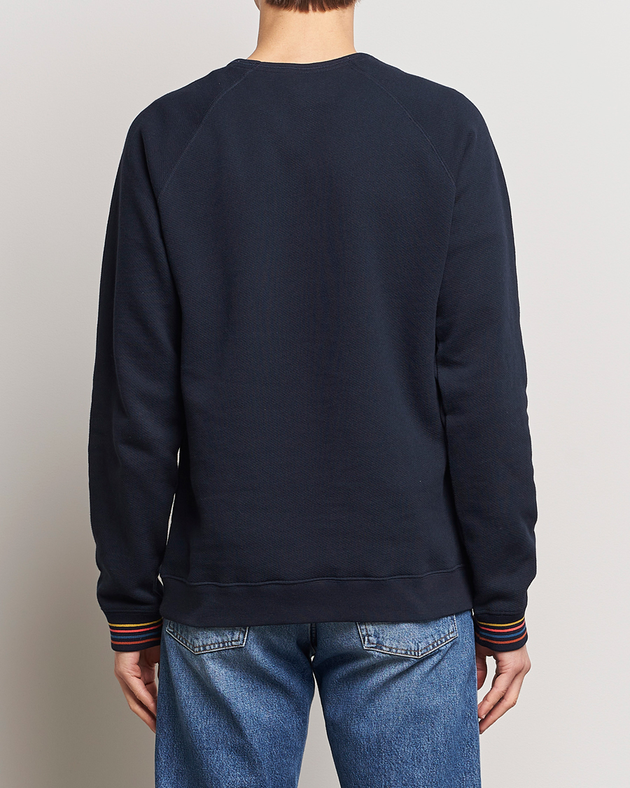 Uomini | Maglieria | Paul Smith | Artist Rib Crew Neck Sweatshirt Navy