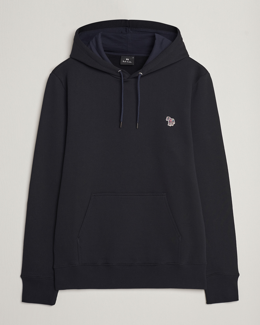 Uomini | Maglieria | PS Paul Smith | Zebra Organic Cotton Hoodie Black