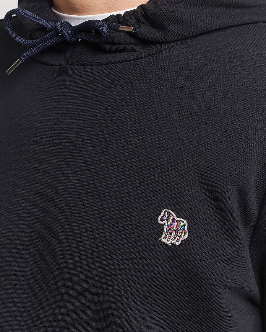 Uomini | Maglieria | PS Paul Smith | Zebra Organic Cotton Hoodie Black