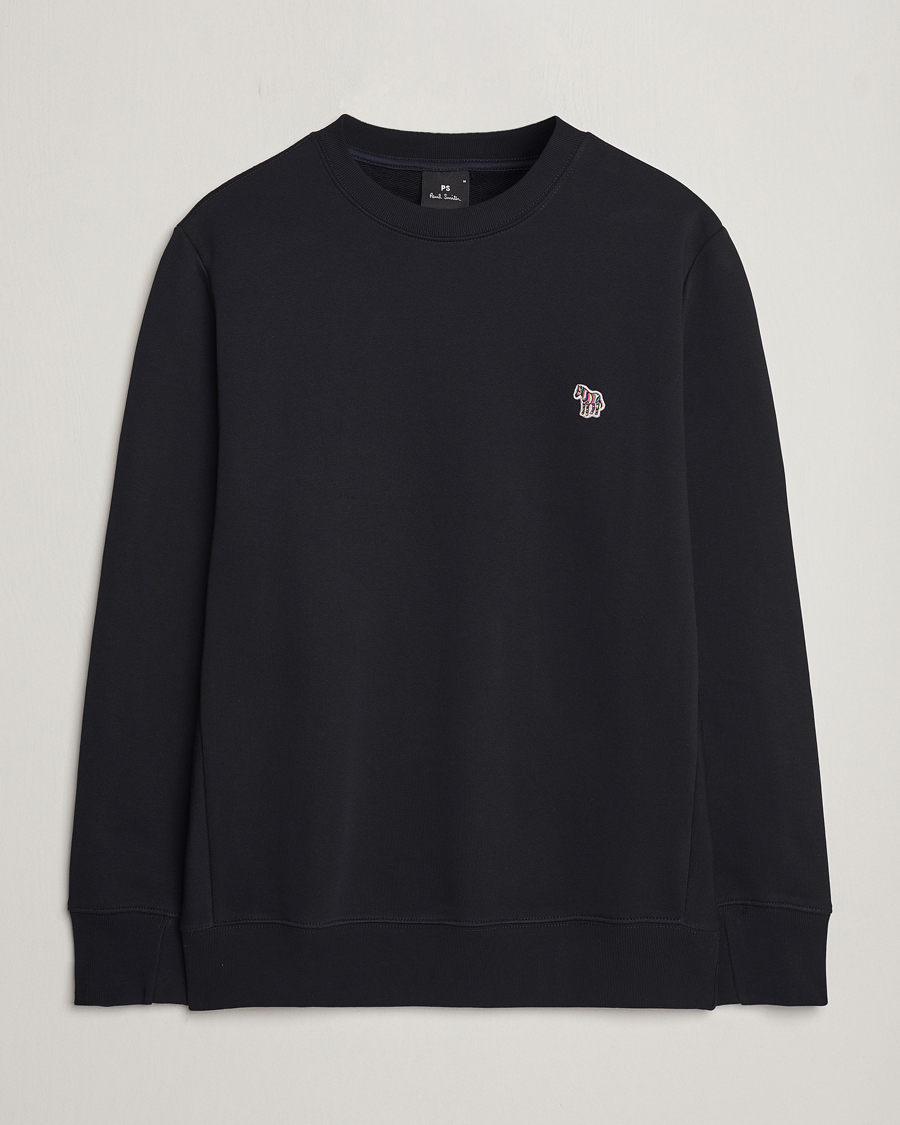 Uomini | Maglieria | PS Paul Smith | Zebra Organic Cotton Sweatshirt Black