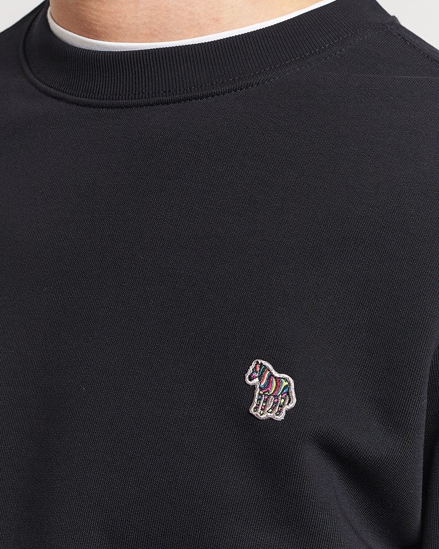 Uomini | Maglieria | PS Paul Smith | Zebra Organic Cotton Sweatshirt Black