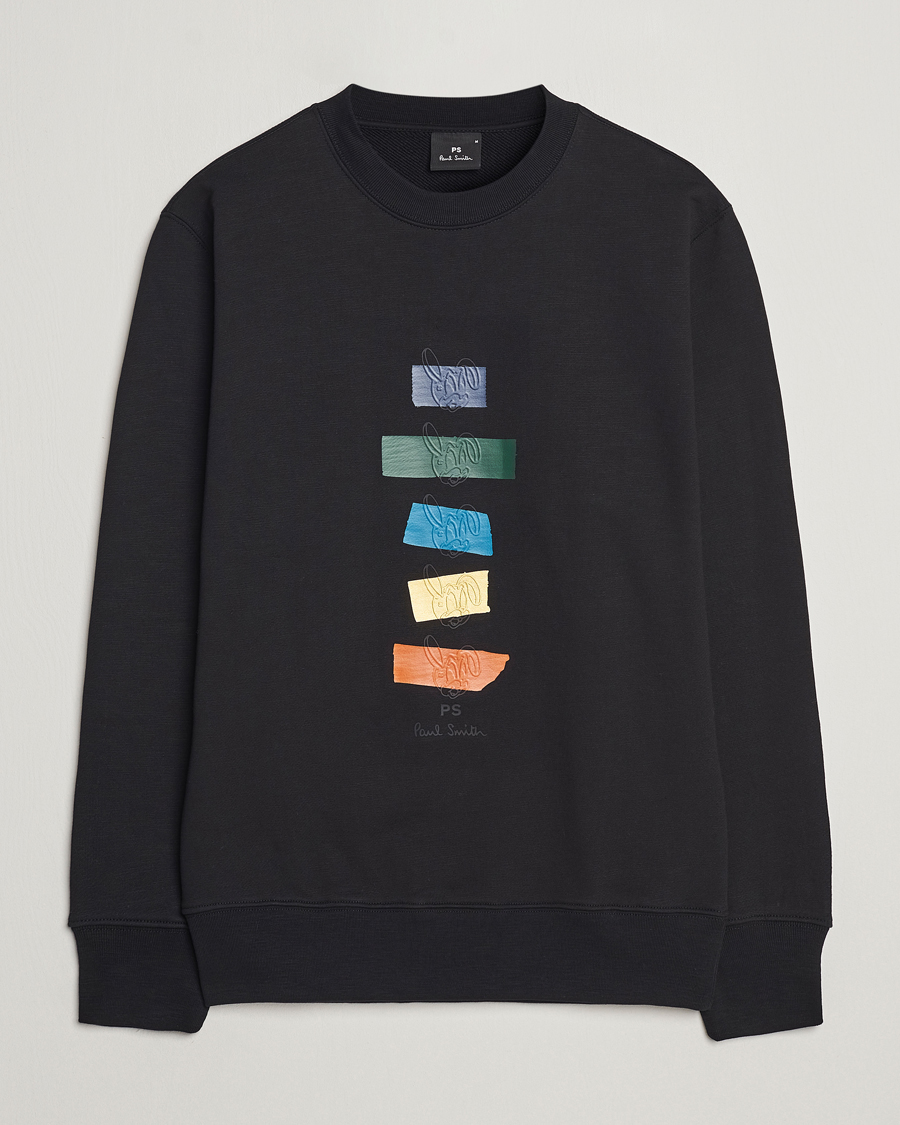 Uomini | Maglieria | PS Paul Smith | Rabbits Crew Neck Sweatshirt Black