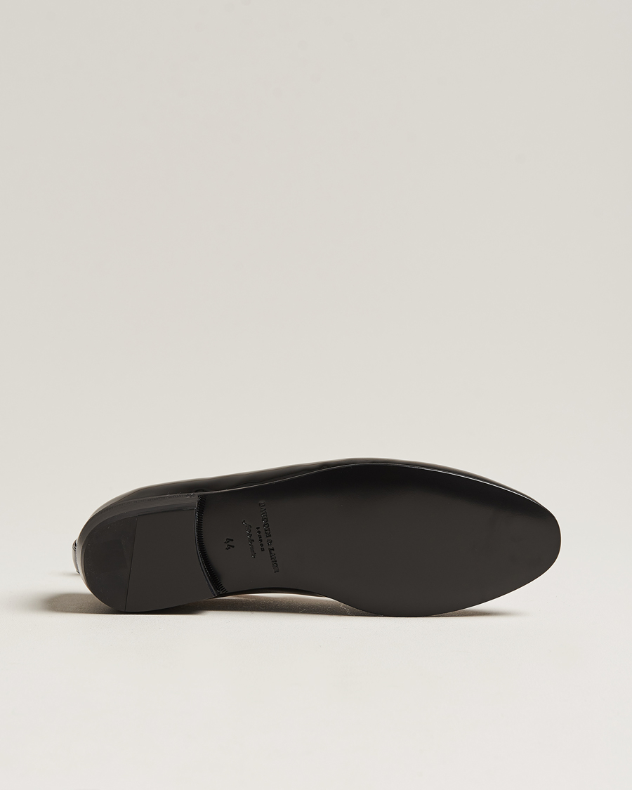Uomini | Baudoin & Lange Sagan Patent Loafers Black Calf | Baudoin & Lange | Sagan Patent Loafers Black Calf