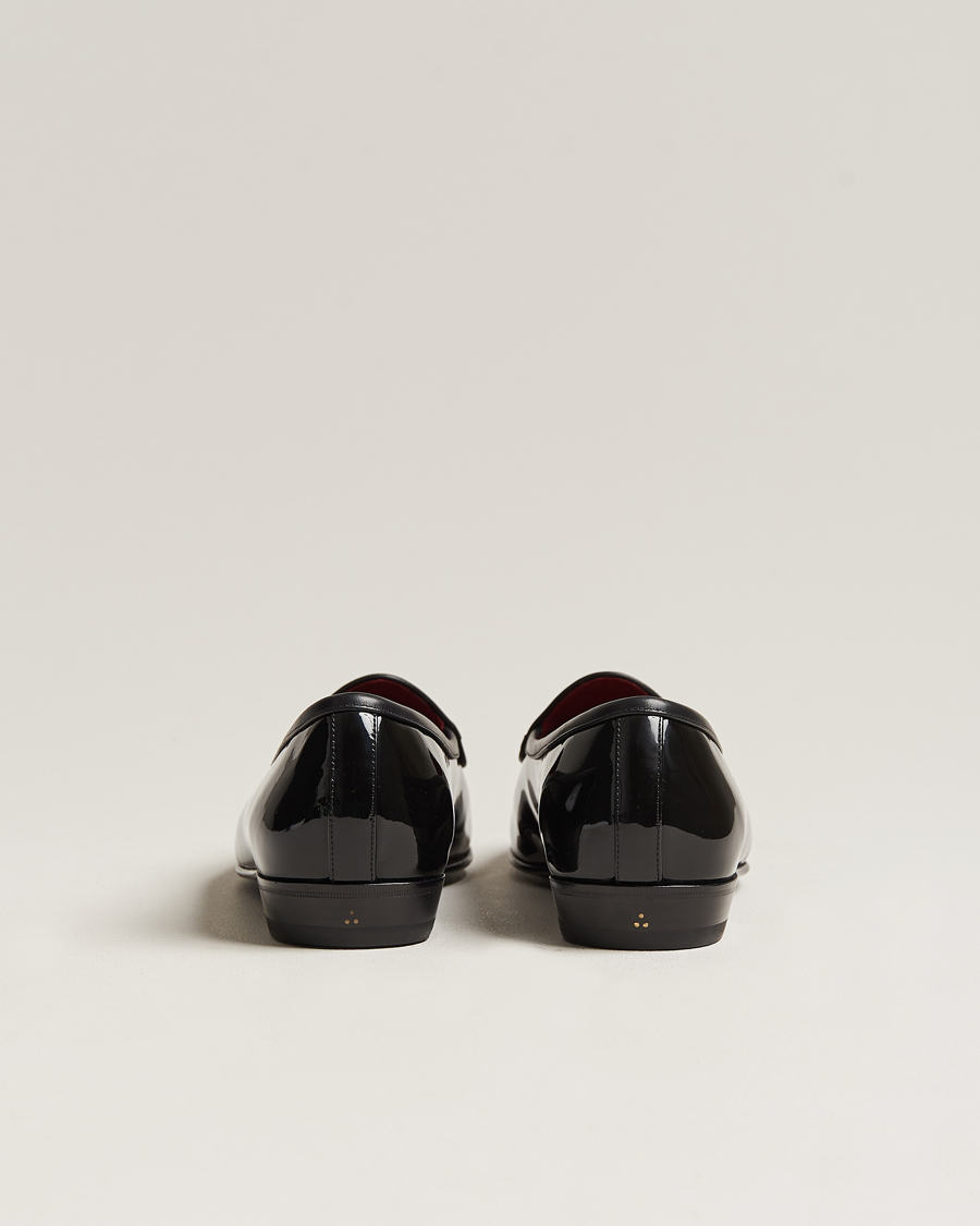 Uomini | Baudoin & Lange Sagan Patent Loafers Black Calf | Baudoin & Lange | Sagan Patent Loafers Black Calf