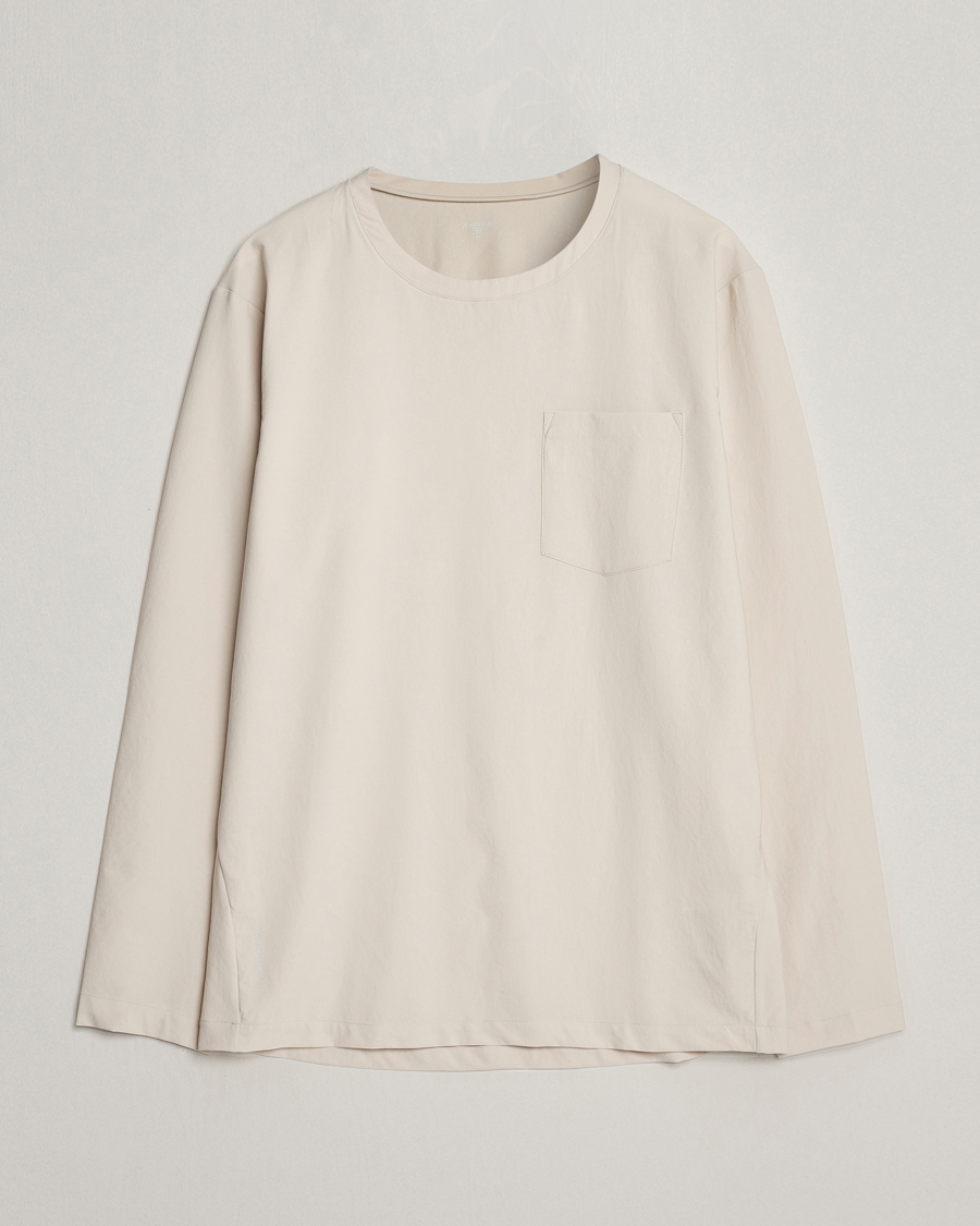 Uomini | T-shirt | Houdini | Cover Crew Quick Dry Long Sleeve Foggy Mountain