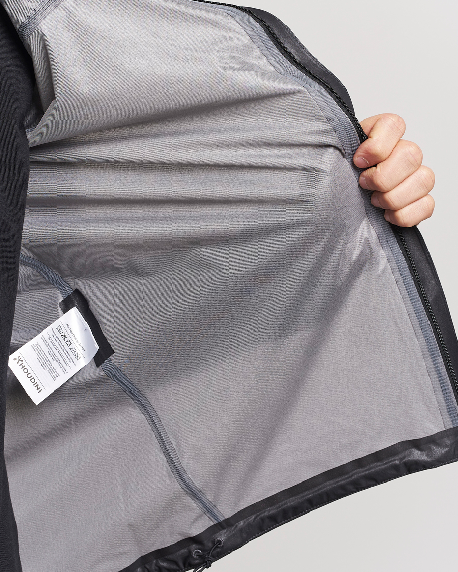 Uomini | Giacche | Houdini | The Orange Waterproof Jacket True Black