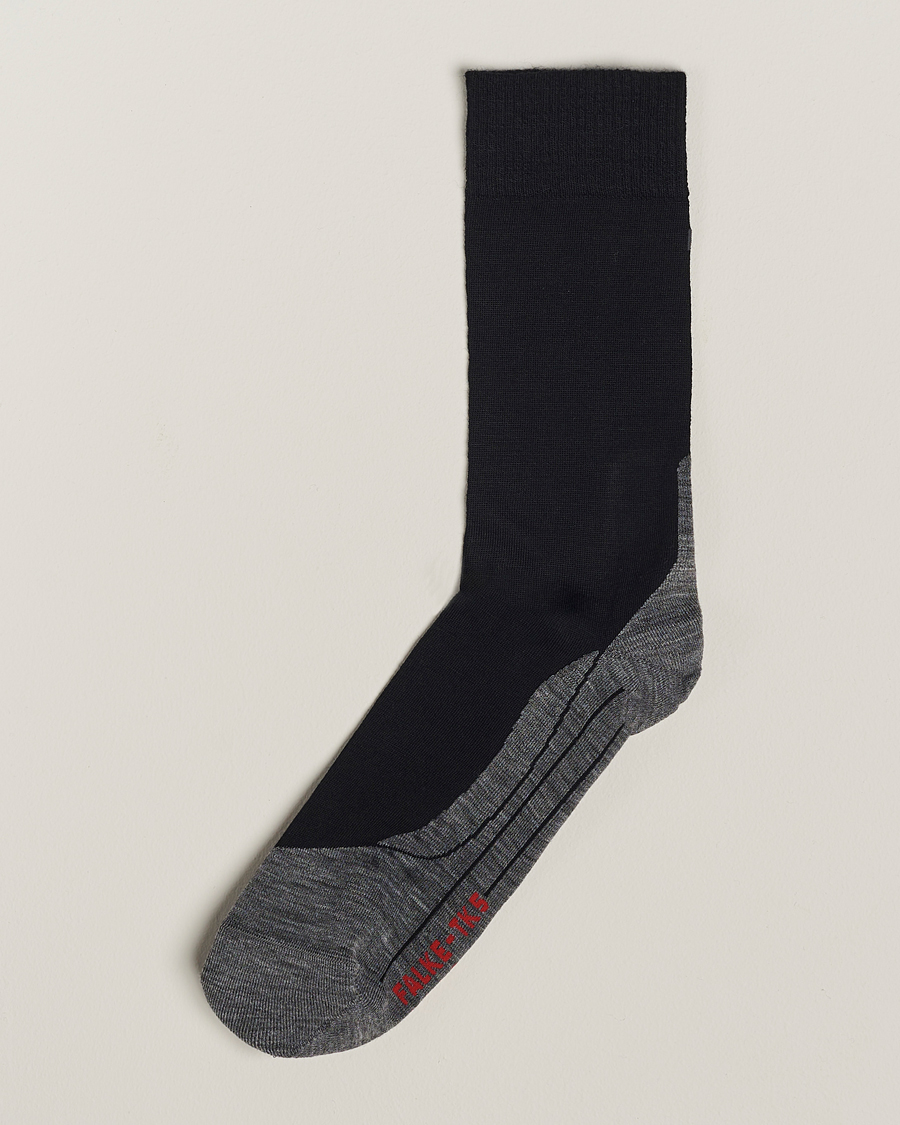 Uomini | Biancheria intima | Falke | TK5 Wander Trekking Socks Black Mix