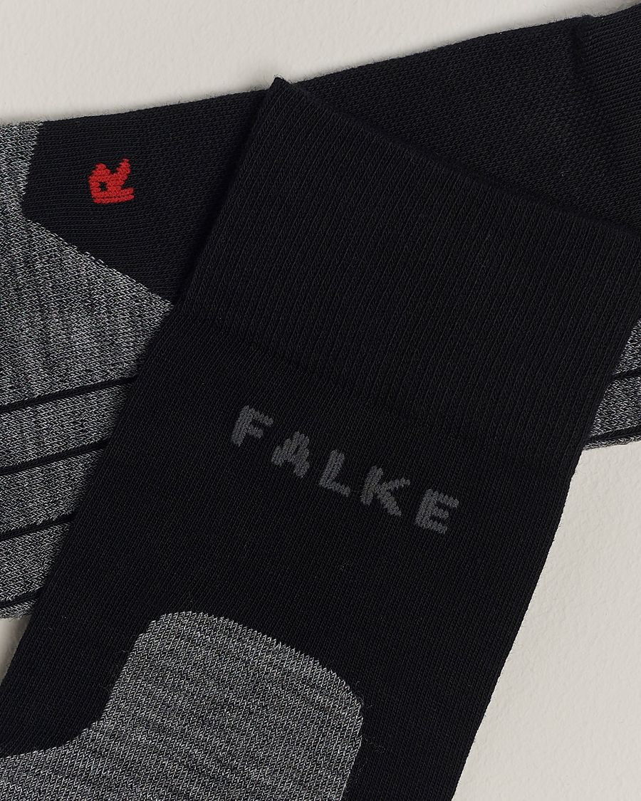 Uomini | Biancheria intima | Falke | RU4 Endurance Running Socks Black Mix