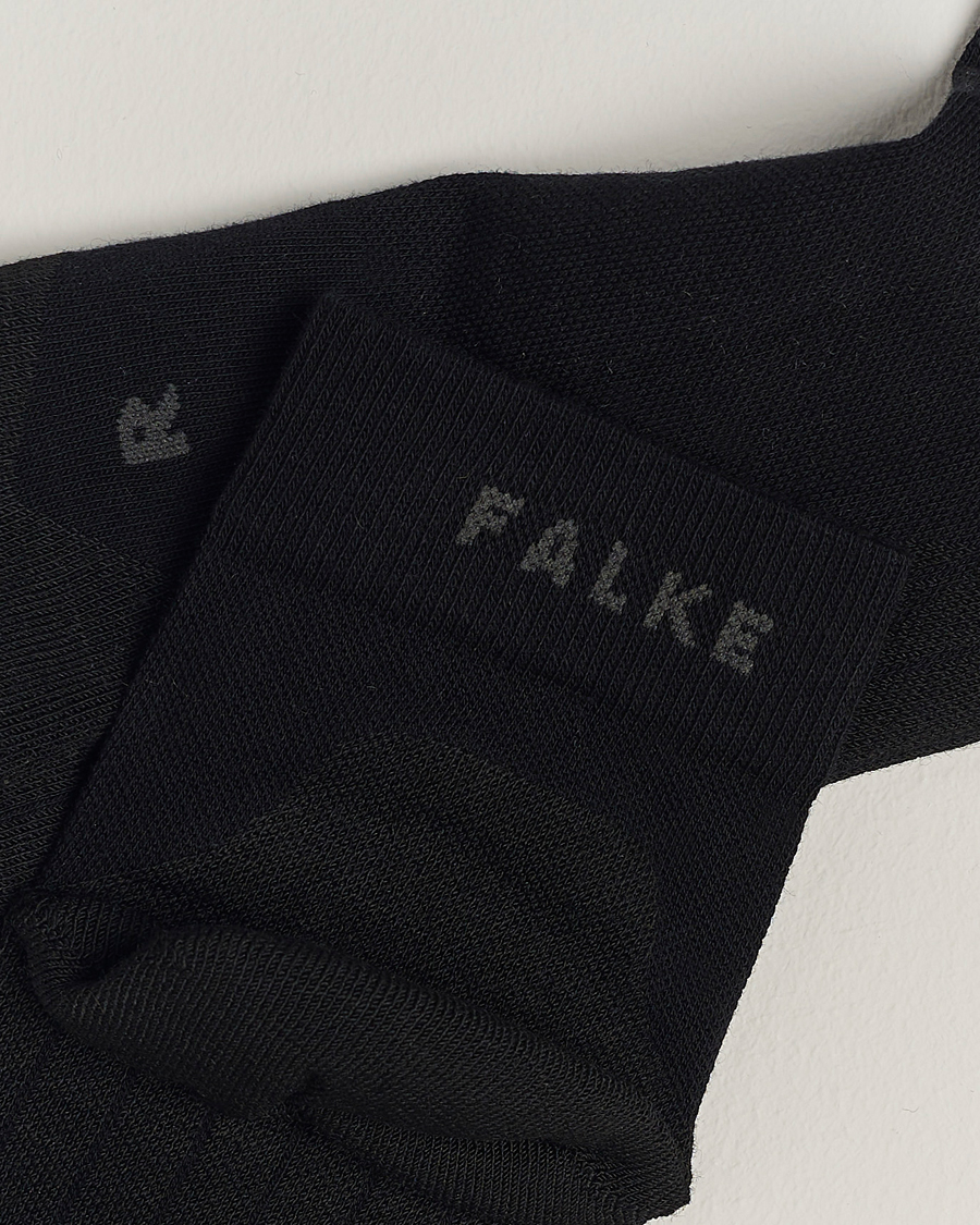 Uomini | Biancheria intima | Falke | GO2 Short Golf Socks Black