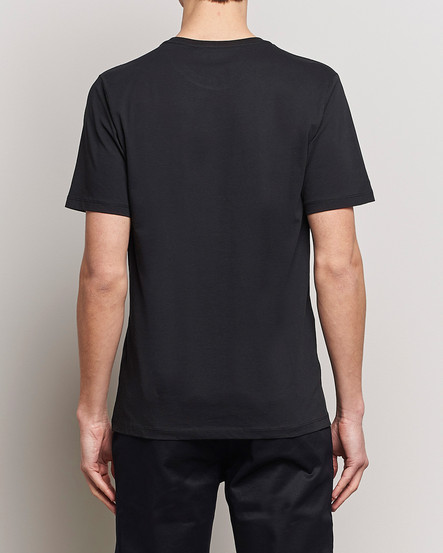 Uomini | T-shirt | KnowledgeCotton Apparel | Agnar Basic T-Shirt Jet Black