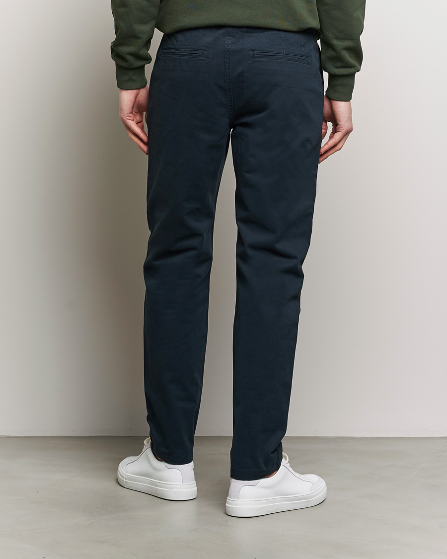 Uomini | Pantaloni | KnowledgeCotton Apparel | Chuck Regular Cotton Twill Chino Total Eclipse