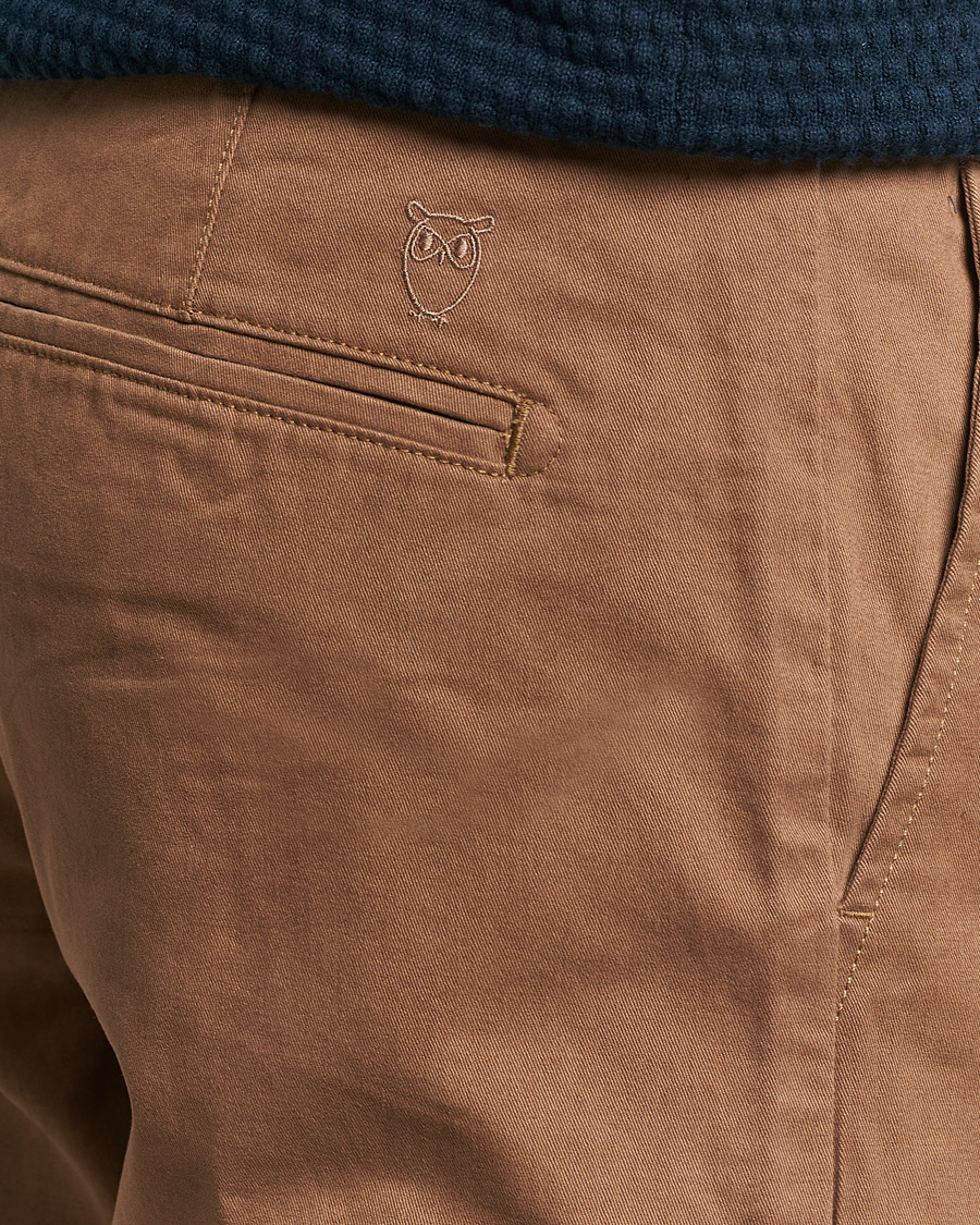 Uomini | Pantaloni | KnowledgeCotton Apparel | Chuck Regular Cotton Twill Chino Tuffet
