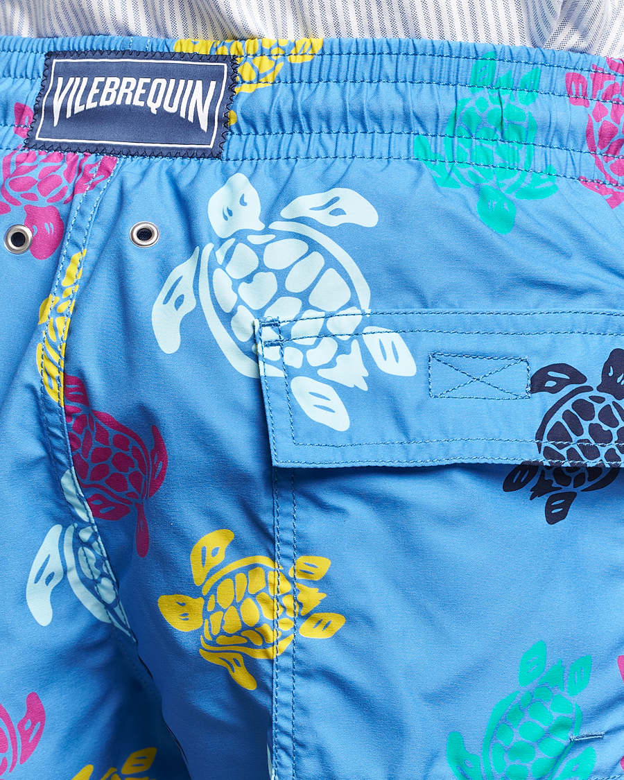 Uomini | Costumi da bagno | Vilebrequin | Moorea Tortues Swim Shorts Blue