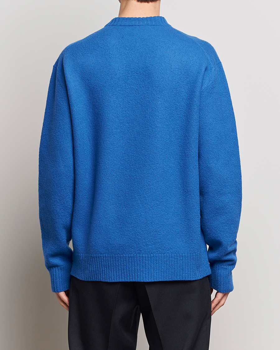 Uomini | Maglieria | Jil Sander | Lightweight Merino Wool Sweater Space Blue