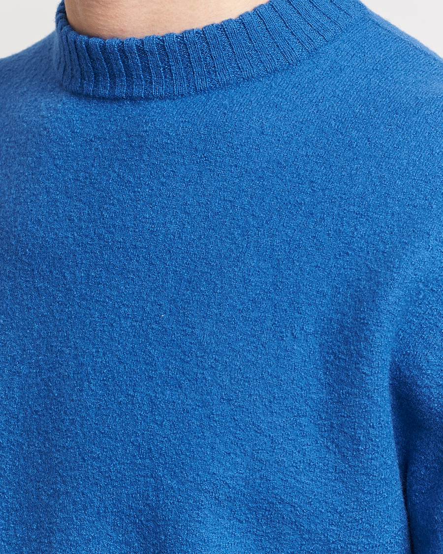 Uomini | Maglieria | Jil Sander | Lightweight Merino Wool Sweater Space Blue