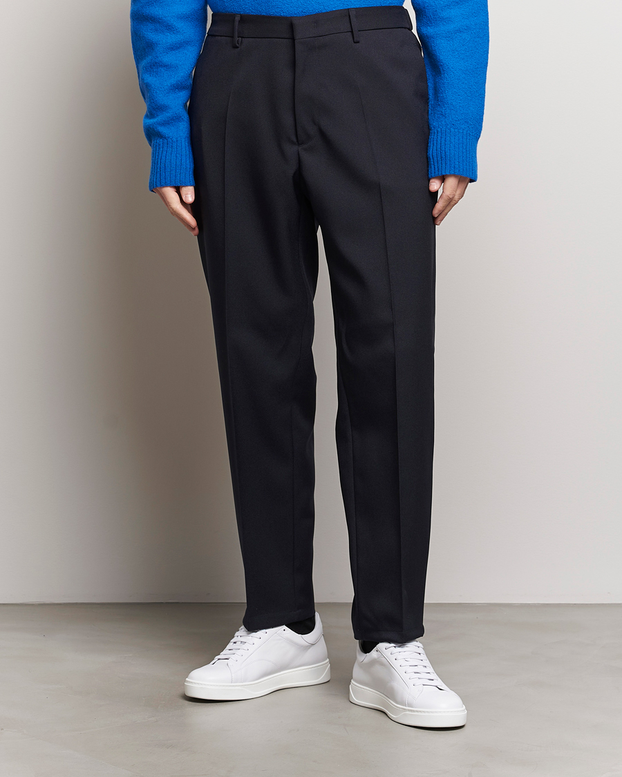 Uomini | Pantaloni | Jil Sander | Drawstring Pants Midnight