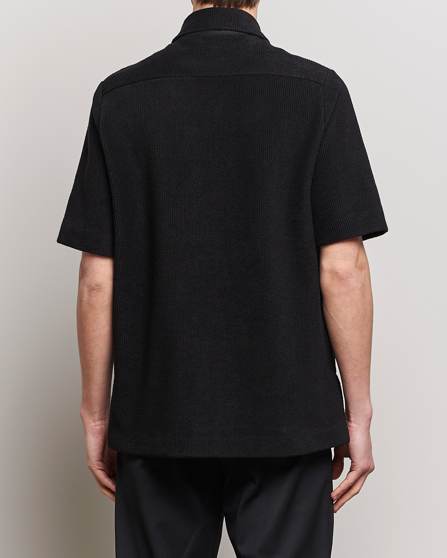 Uomini | Camicie | Jil Sander | Full Zip Camp Shirt Black