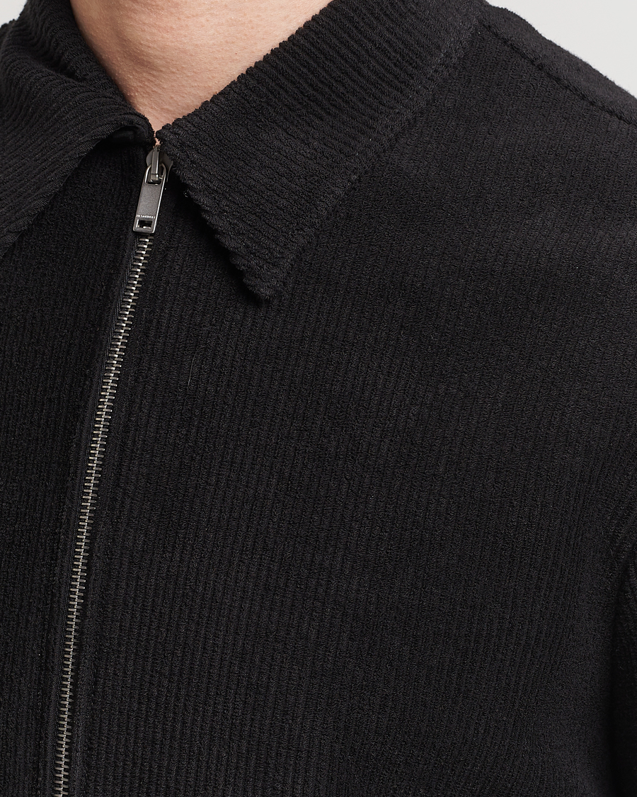 Uomini | Camicie | Jil Sander | Full Zip Camp Shirt Black