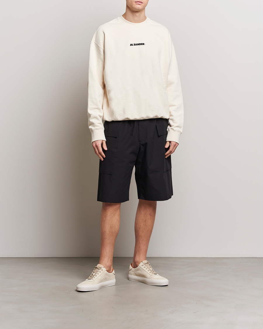 Uomini | Pantaloncini | Jil Sander | Relaxed Fit Drawstring Shorts Black