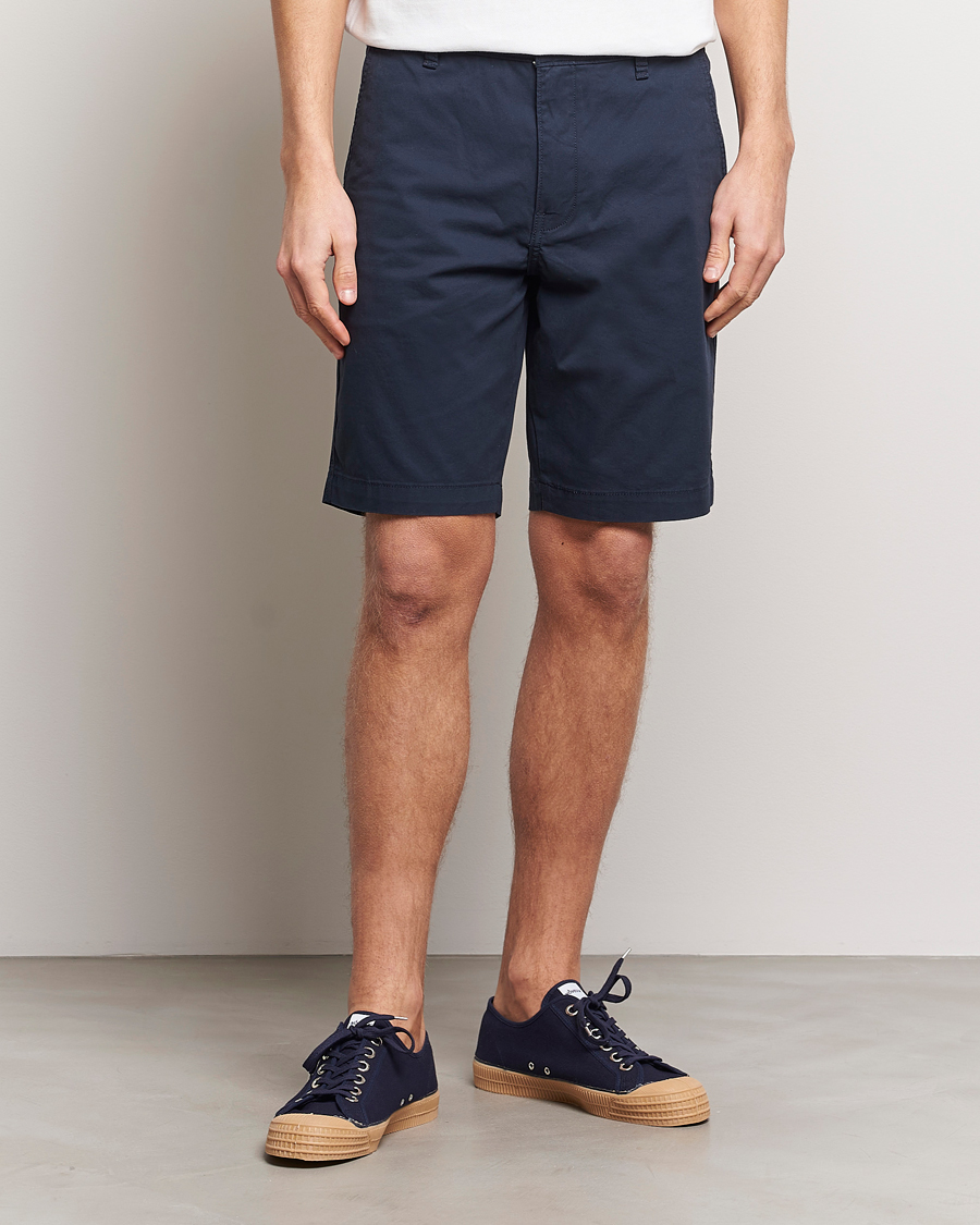 Uomini | Pantaloncini | Levi's | Garment Dyed Chino Shorts Baltic Navy