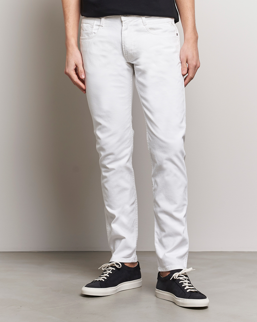Uomini | Jeans | Replay | Anbass Powerstretch Jeans White