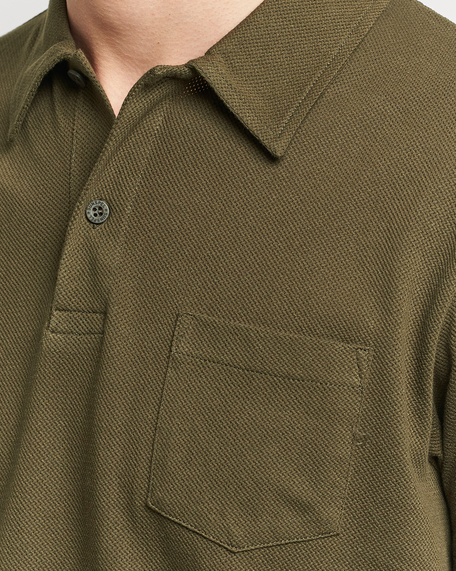 Uomini | Polo | Sunspel | Riviera Polo Shirt Dark Olive
