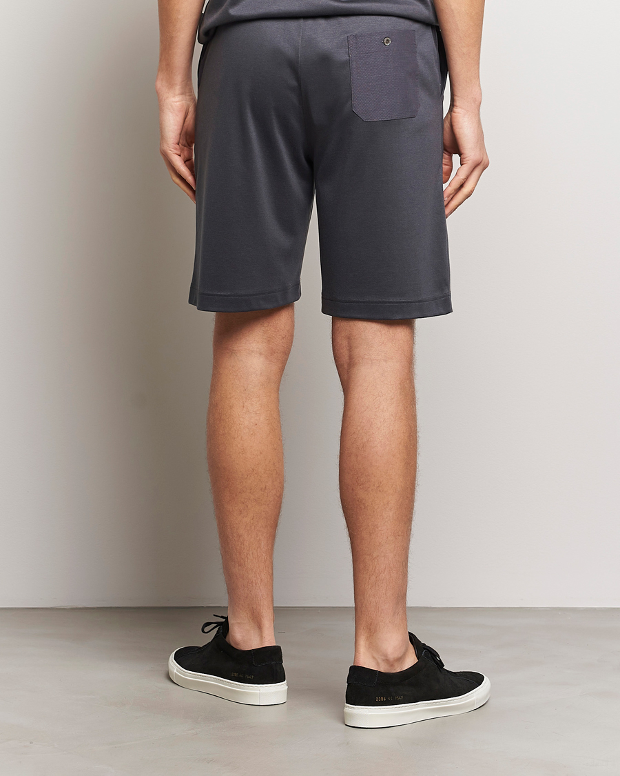 Uomini | Accappatoi & Pigiami | Zimmerli of Switzerland | Cotton/Modal Loungewear Shorts Phantom