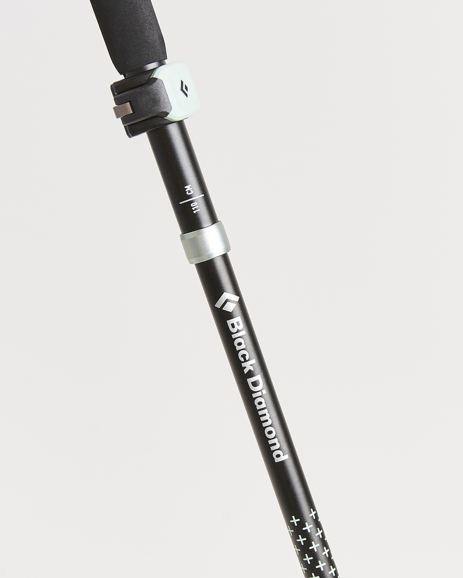 Uomini | Accessori attivi | Black Diamond | Distance FLZ Trekking Poles Black/Foam Green