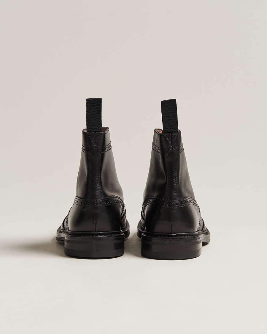 Uomini | Stivali | Tricker's | Stow Dainite Country Boots Black Calf