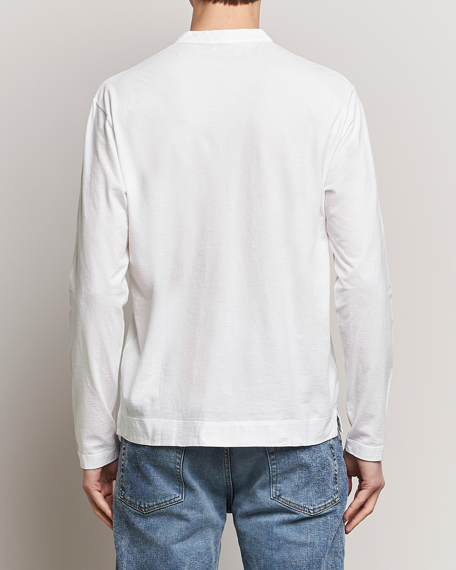 Uomini | Maglieria | Massimo Alba | Hawai Watercolor Henley White
