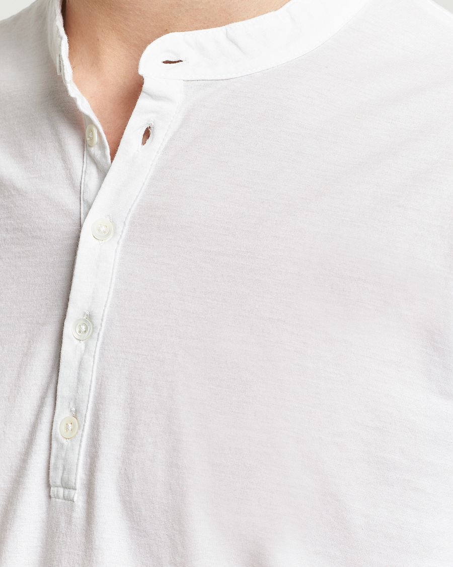 Uomini | Maglieria | Massimo Alba | Hawai Watercolor Henley White