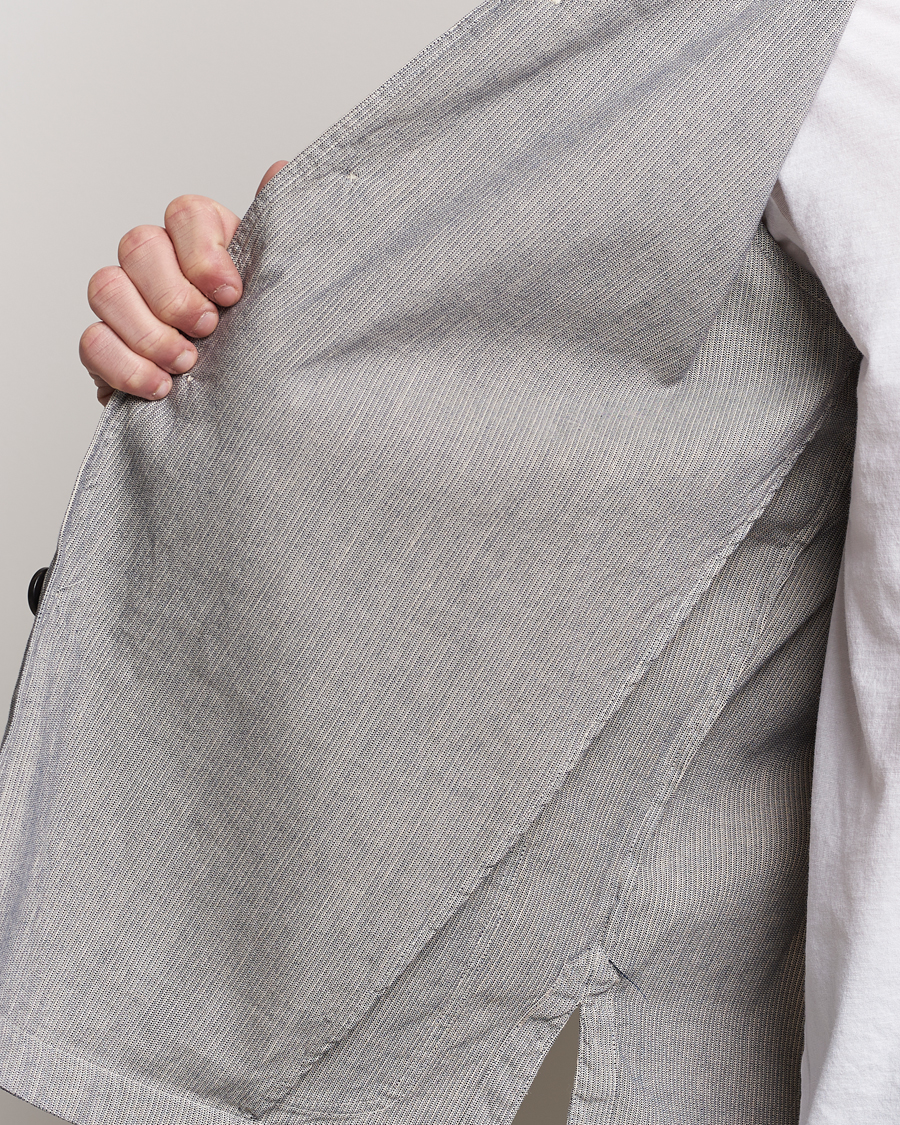 Uomini | Giacche | Massimo Alba | Florida Cotton/Linen Shirt Jacket Light Grey