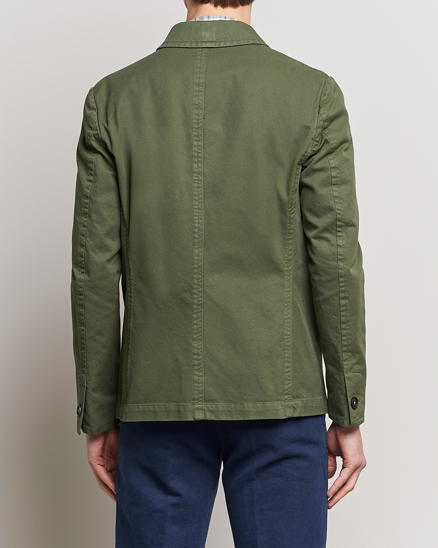 Uomini | Giacche | Massimo Alba | Solex Cotton Work Jacket Military Green