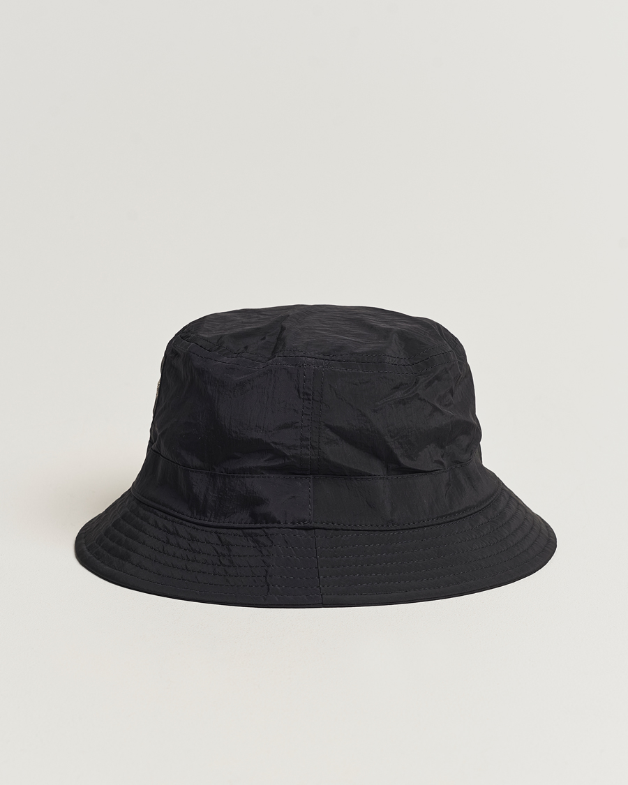 Uomini | Stone Island Logo Bucket Hat Black | Stone Island | Logo Bucket Hat Black