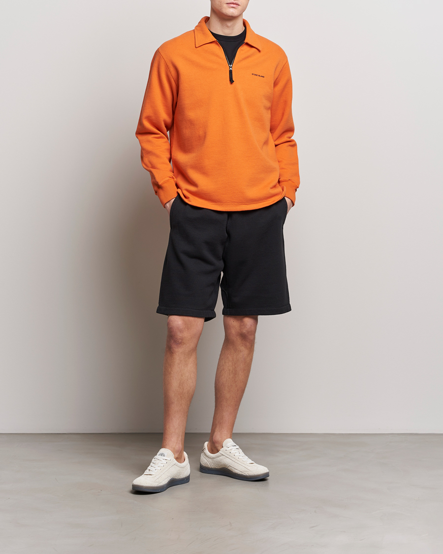 Uomini | Pantaloncini | Stone Island | Heavy Cotton Fleece Sweatshorts Black