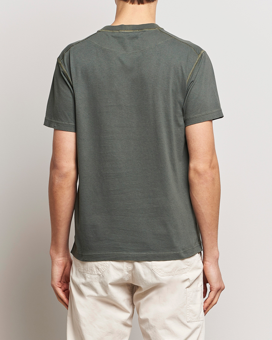 Uomini | T-shirt | Stone Island | Organic Cotton Fissato Effect T-Shirt Musk