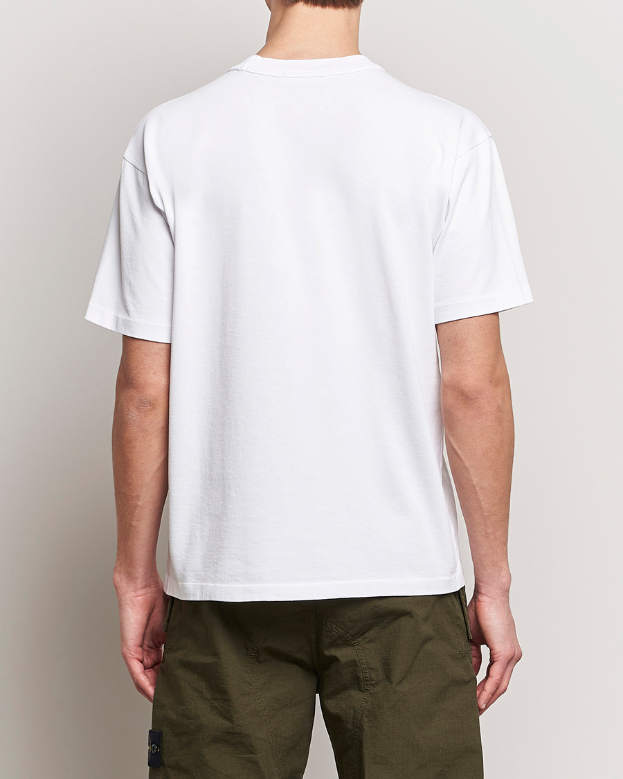 Uomini | T-shirt | Stone Island | Cotton Jersey Small Logo T-Shirt White