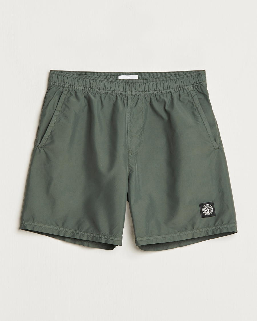 Uomini | Costumi da bagno | Stone Island | Brushed Nylon Swimshorts Musk