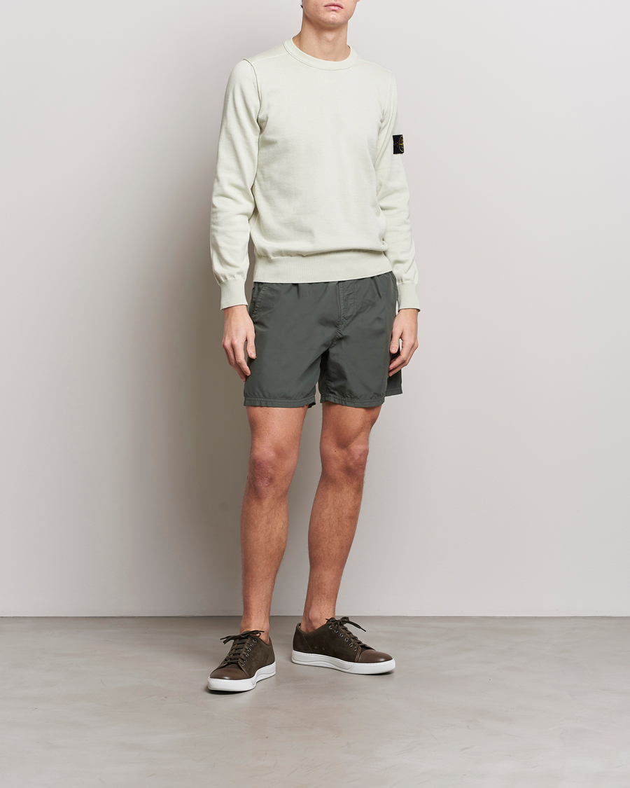 Uomini | Costumi da bagno | Stone Island | Brushed Nylon Swimshorts Musk