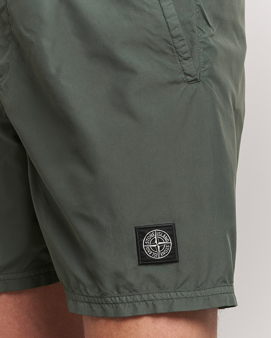 Uomini | Costumi da bagno | Stone Island | Brushed Nylon Swimshorts Musk