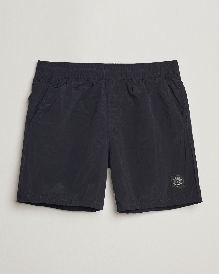 Uomini | Costumi da bagno | Stone Island | Nylon Metal Econyl Swimshorts Navy Blue